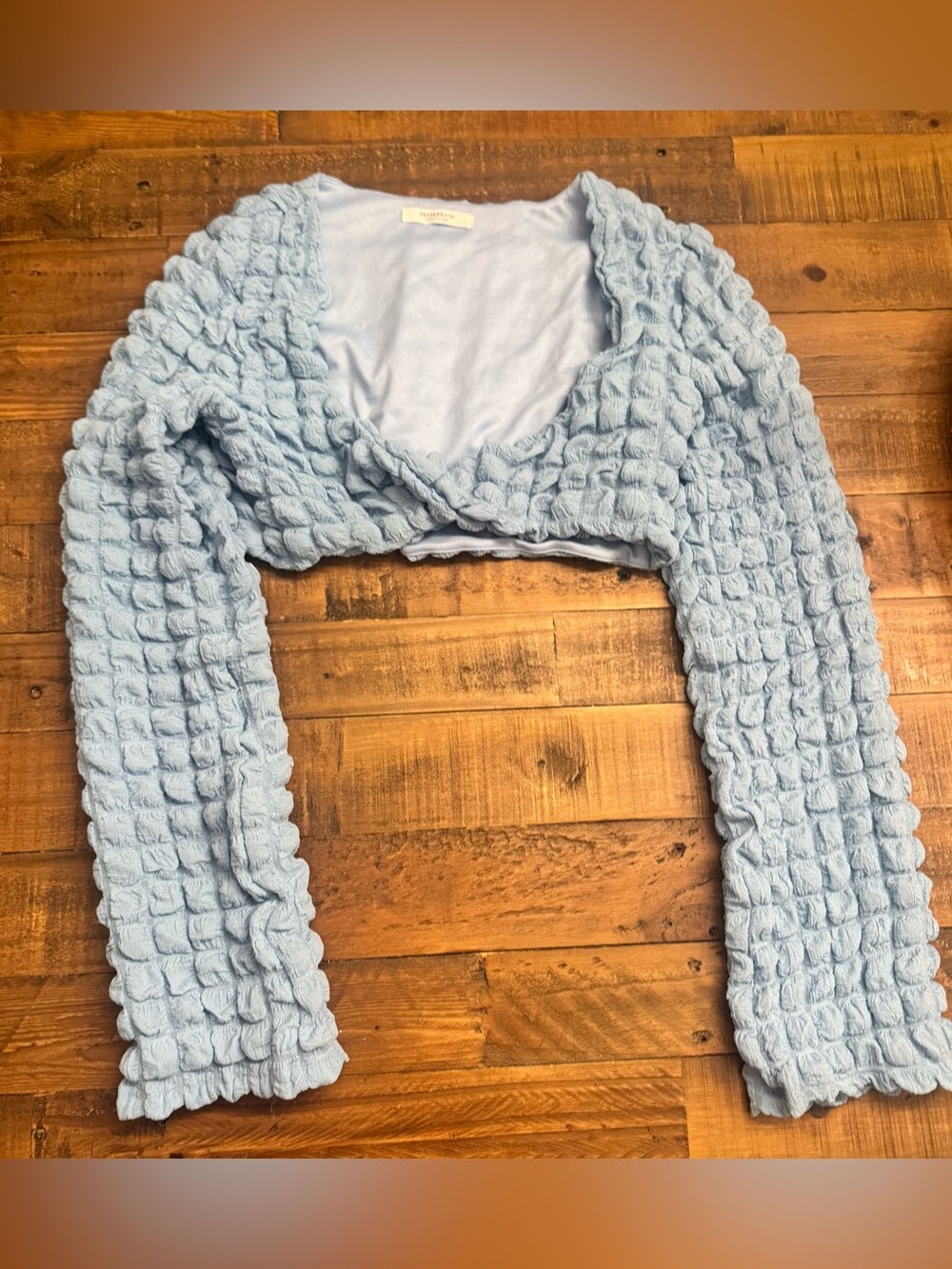 Peppermayo Pastel Blue Knit Top